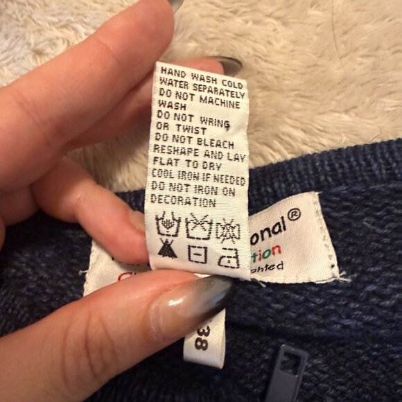 VINTAGE  Blue Christmas Sweater | Singing Reindeer & Festive Lights | Tiara - Picture 4 of 10